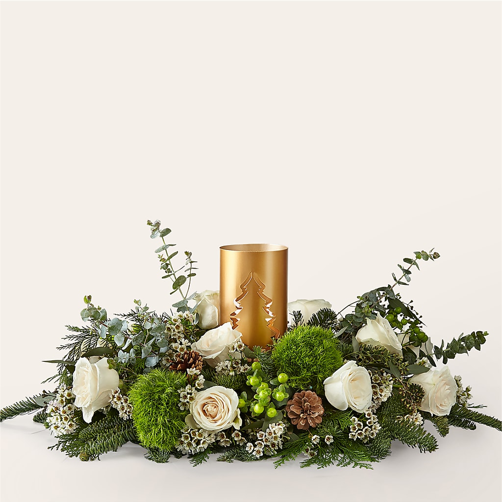 Chestnuts Roasting Centerpiece – Flowers By Mayra Inc, Freeport NY