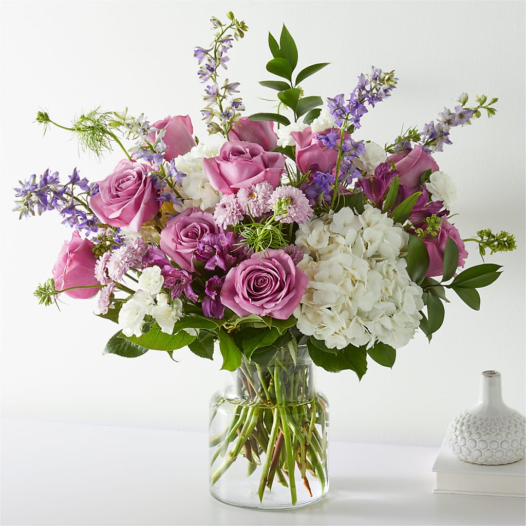 Violet Caress Bouquet – Flowers By Mayra Inc, Freeport NY