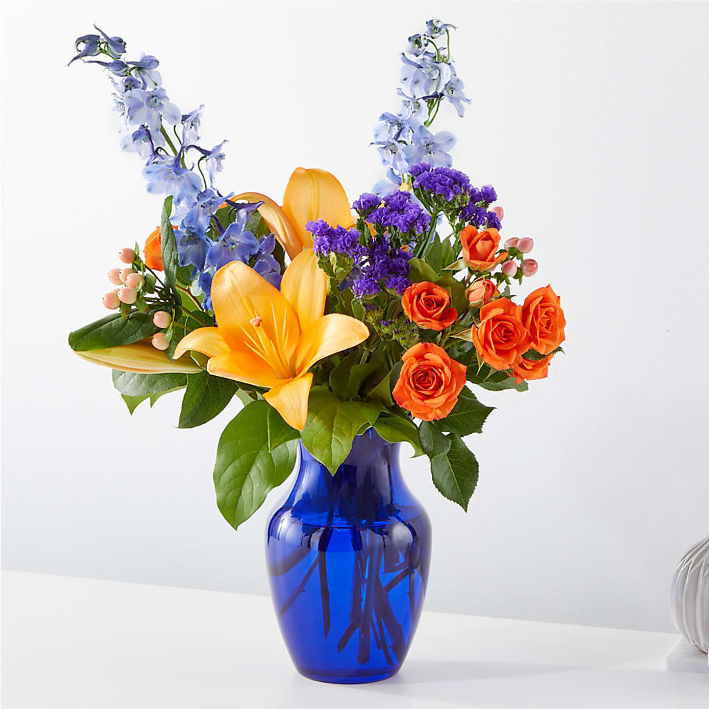 Radiant Citrus Bouquet – Flowers By Mayra Inc, Freeport NY