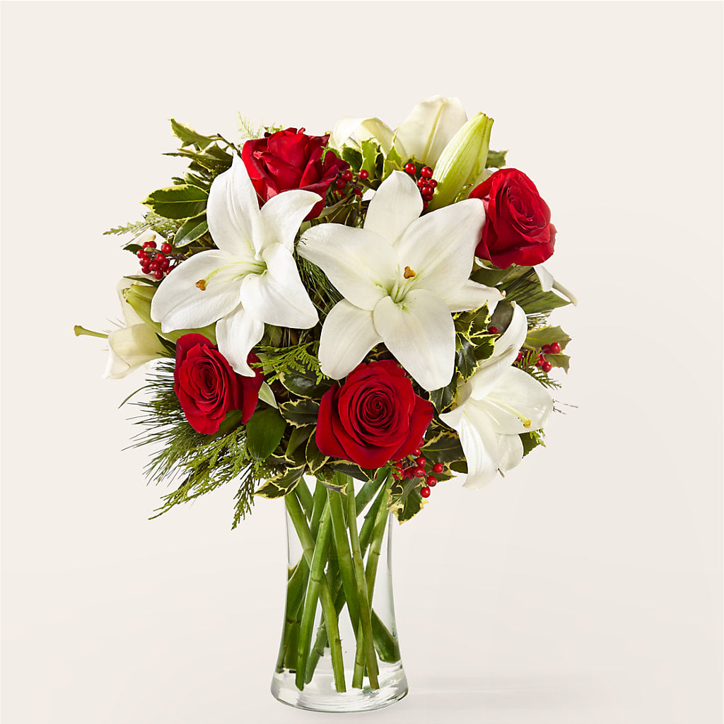 Sparkling Snowflakes Bouquet – Flowers By Mayra Inc, Freeport NY