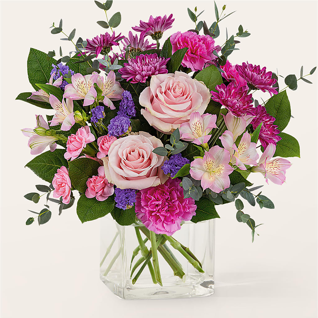Rosy Radiance Bouquet – Flowers By Mayra Inc, Freeport NY