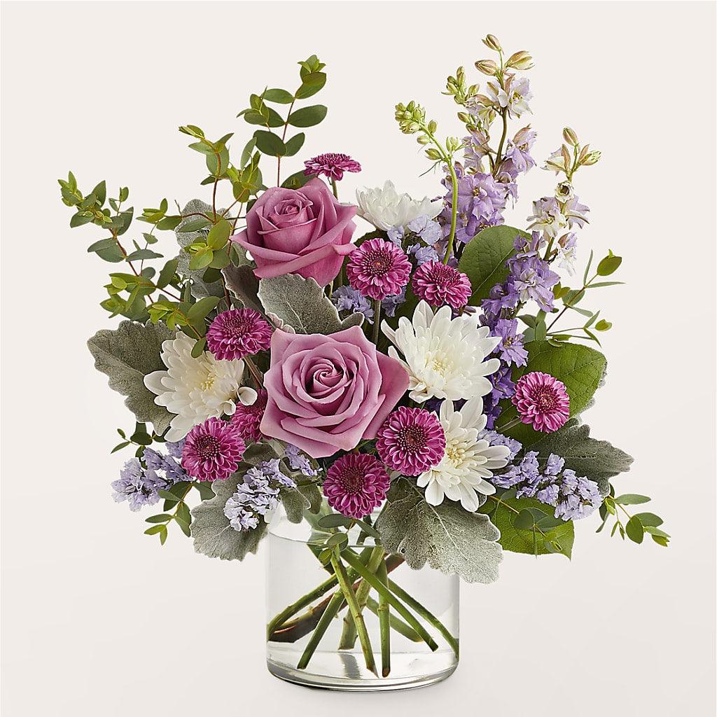 Violet Frost Bouquet – Flowers By Mayra Inc, Freeport NY