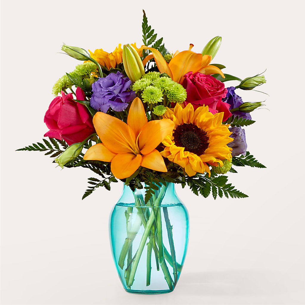 Double Rainbow Bouquet – Flowers By Mayra Inc, Freeport NY