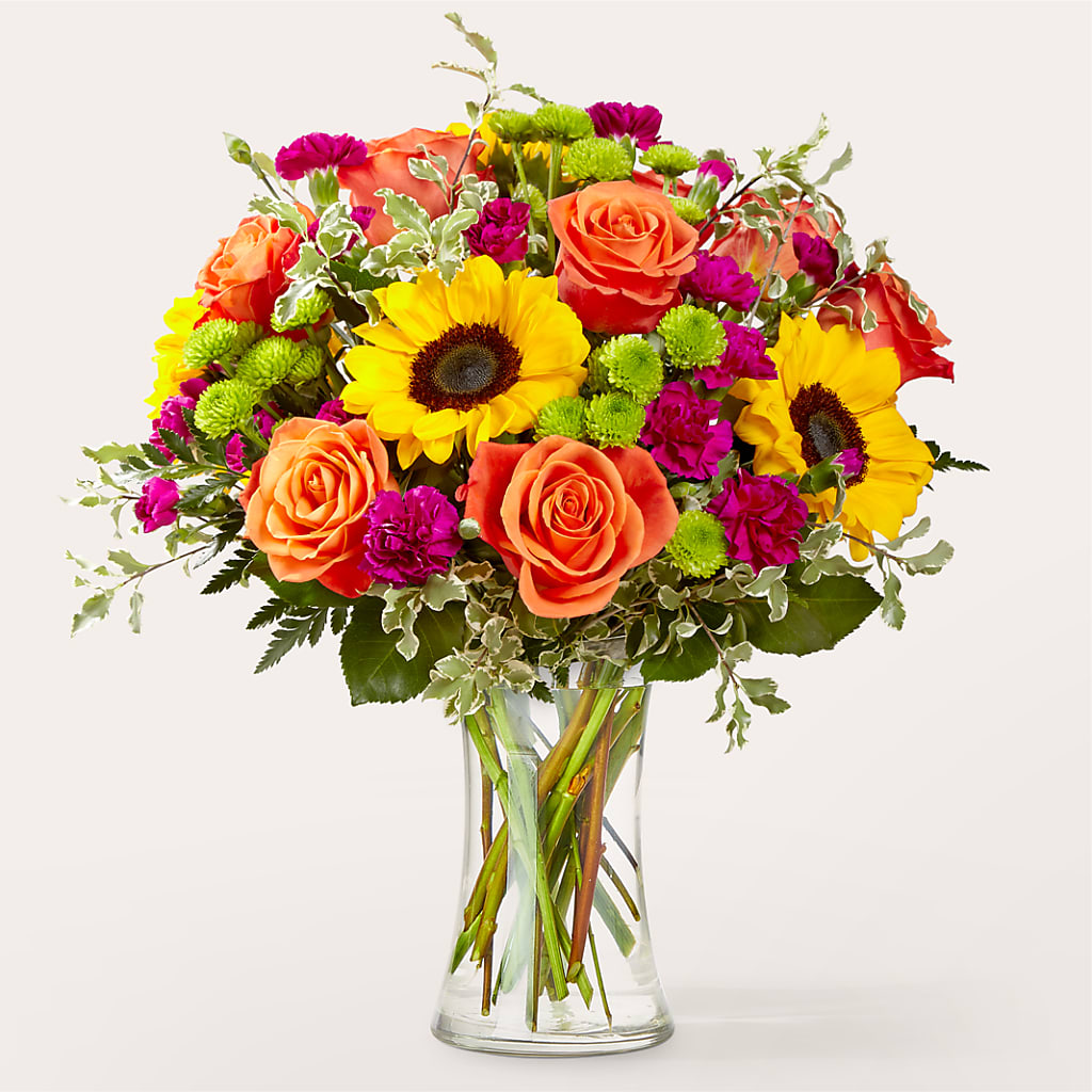 Warmth & Light Bouquet – Flowers By Mayra Inc, Freeport NY