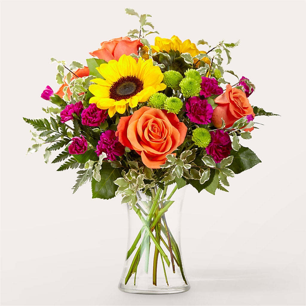 Warmth & Light Bouquet – Flowers By Mayra Inc, Freeport NY