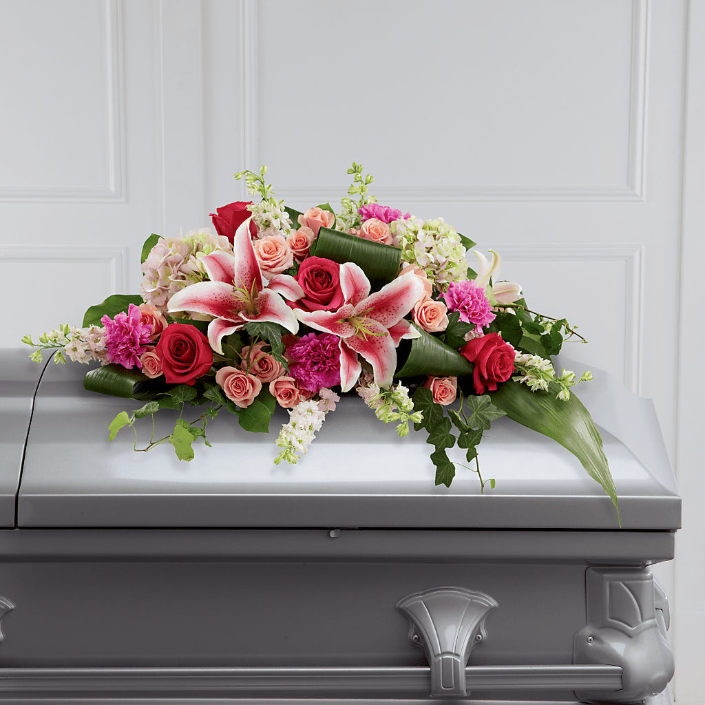 Splendid Grace Casket Spray – Flowers By Mayra Inc, Freeport NY
