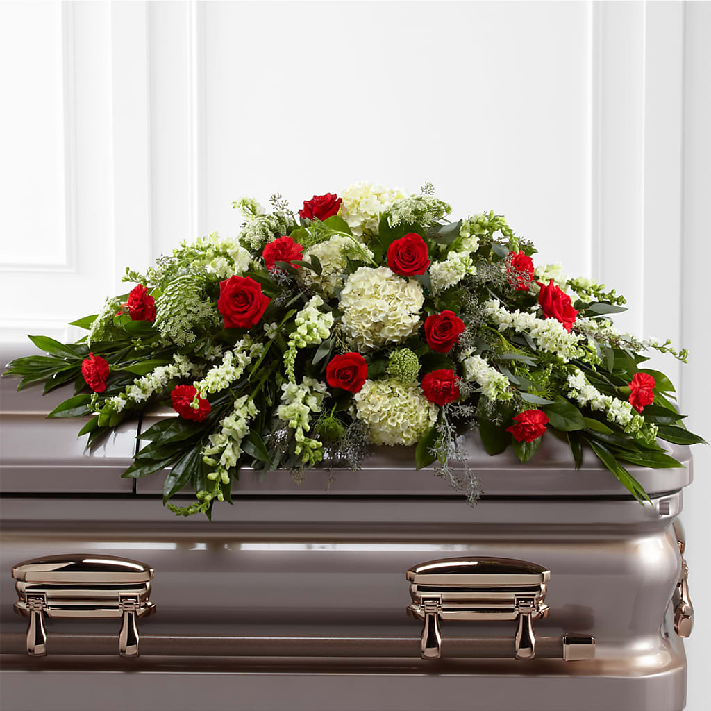 Sincerity Casket Spray – Flowers By Mayra Inc, Freeport NY