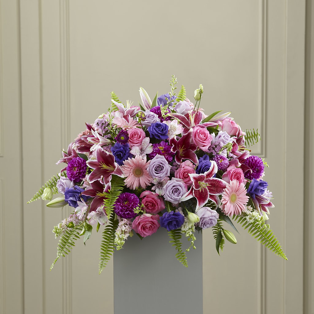 Fare Thee Well Pedestal – Flowers By Mayra Inc, Freeport NY