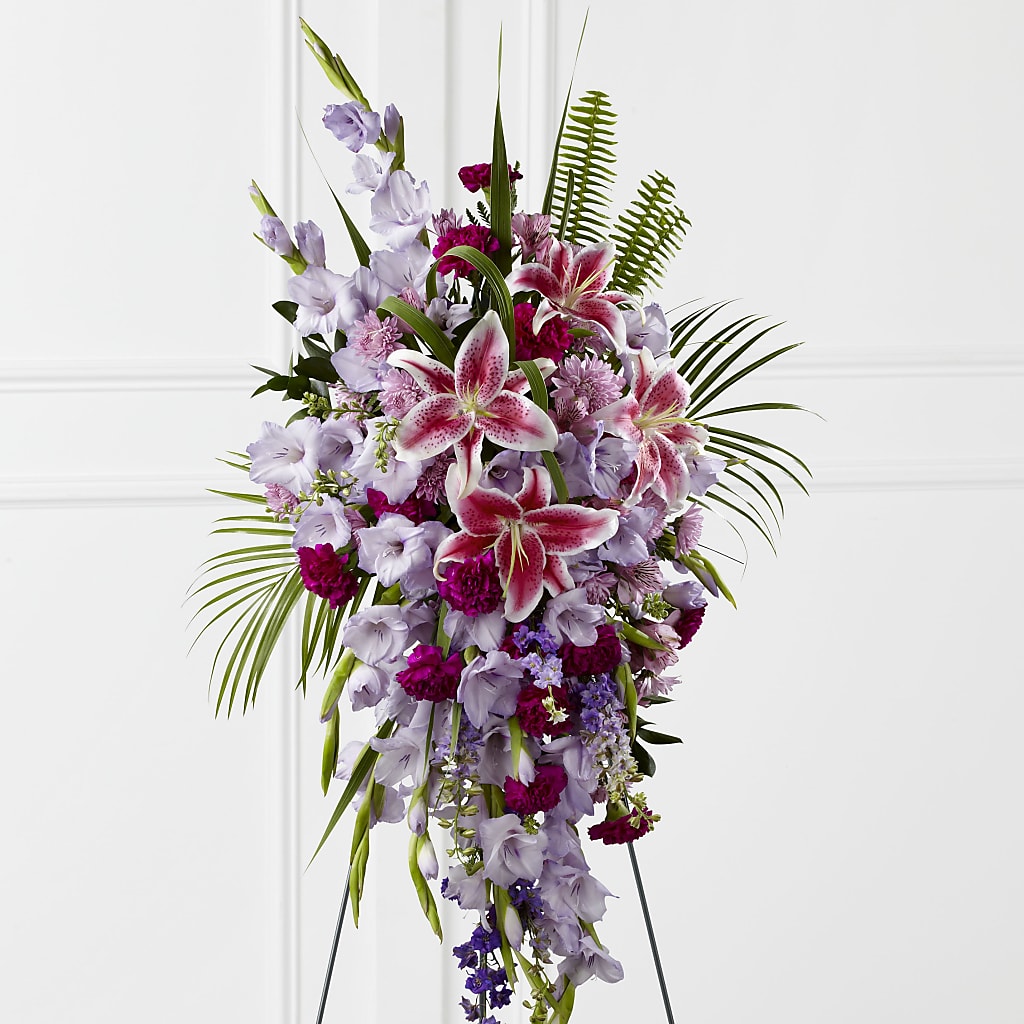Tender Touch Standing Spray – Flowers By Mayra Inc, Freeport NY