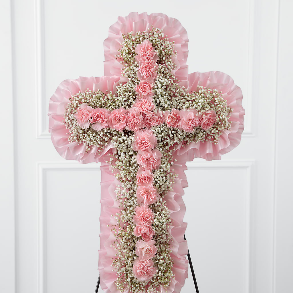 Angel's Cross Easel – Flowers By Mayra Inc, Freeport NY