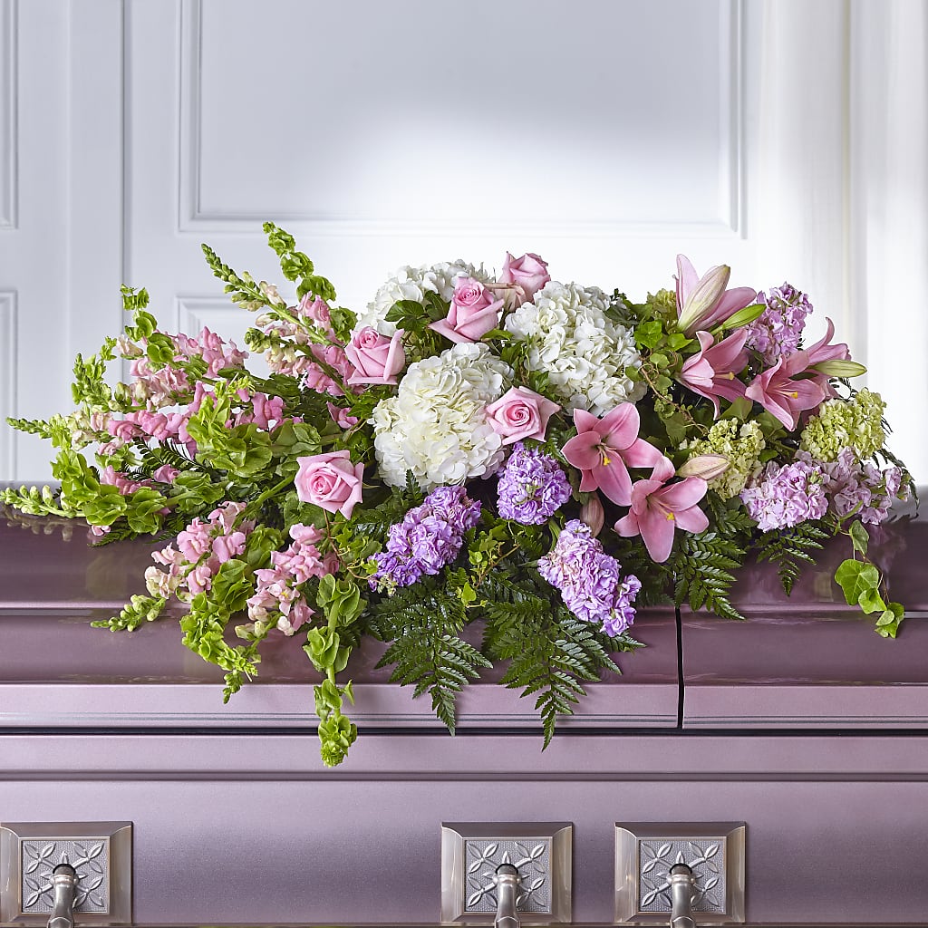 Life's Gratitude Casket Spray – Flowers By Mayra Inc, Freeport NY
