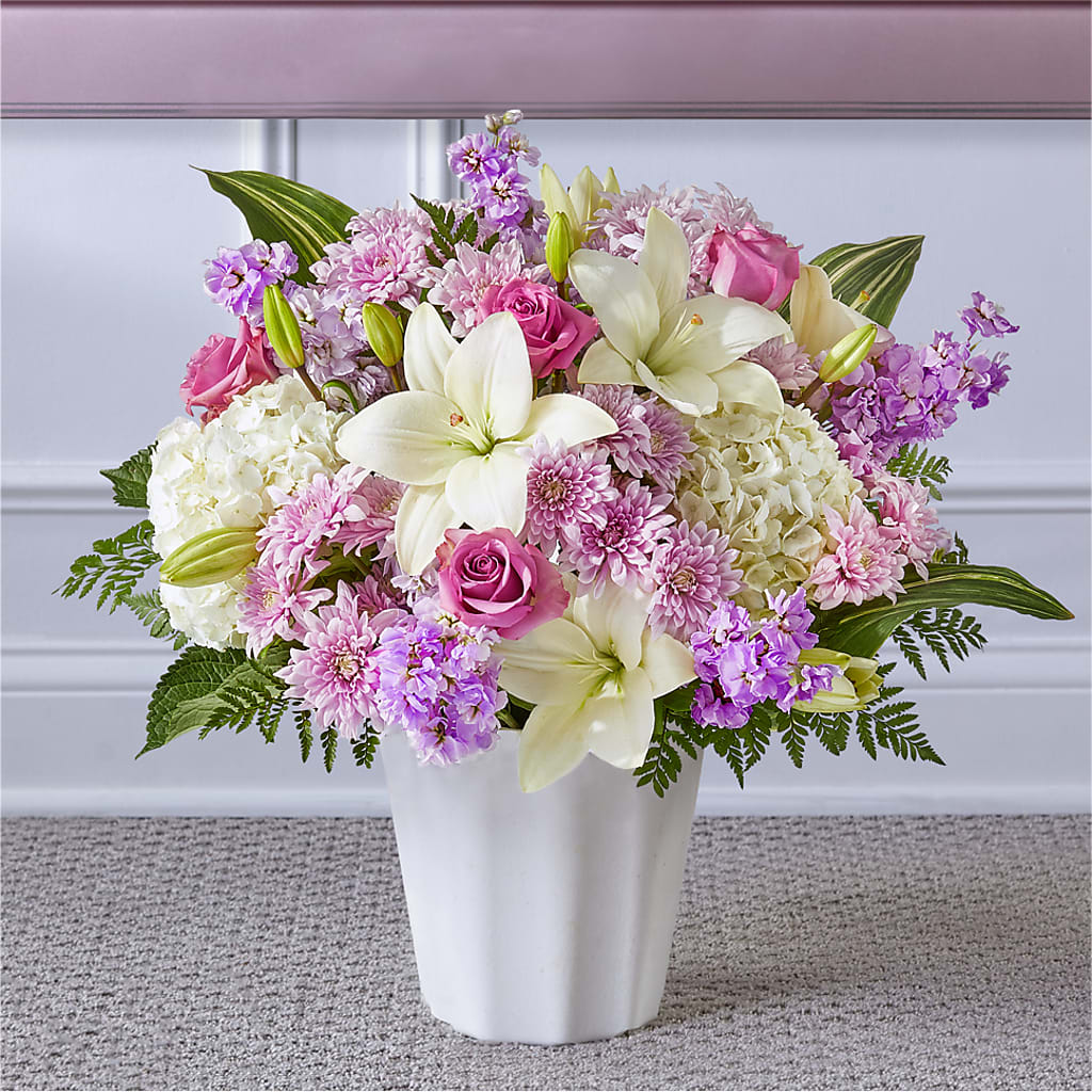 Heaven Sent Floor Basket – Flowers By Mayra Inc, Freeport NY