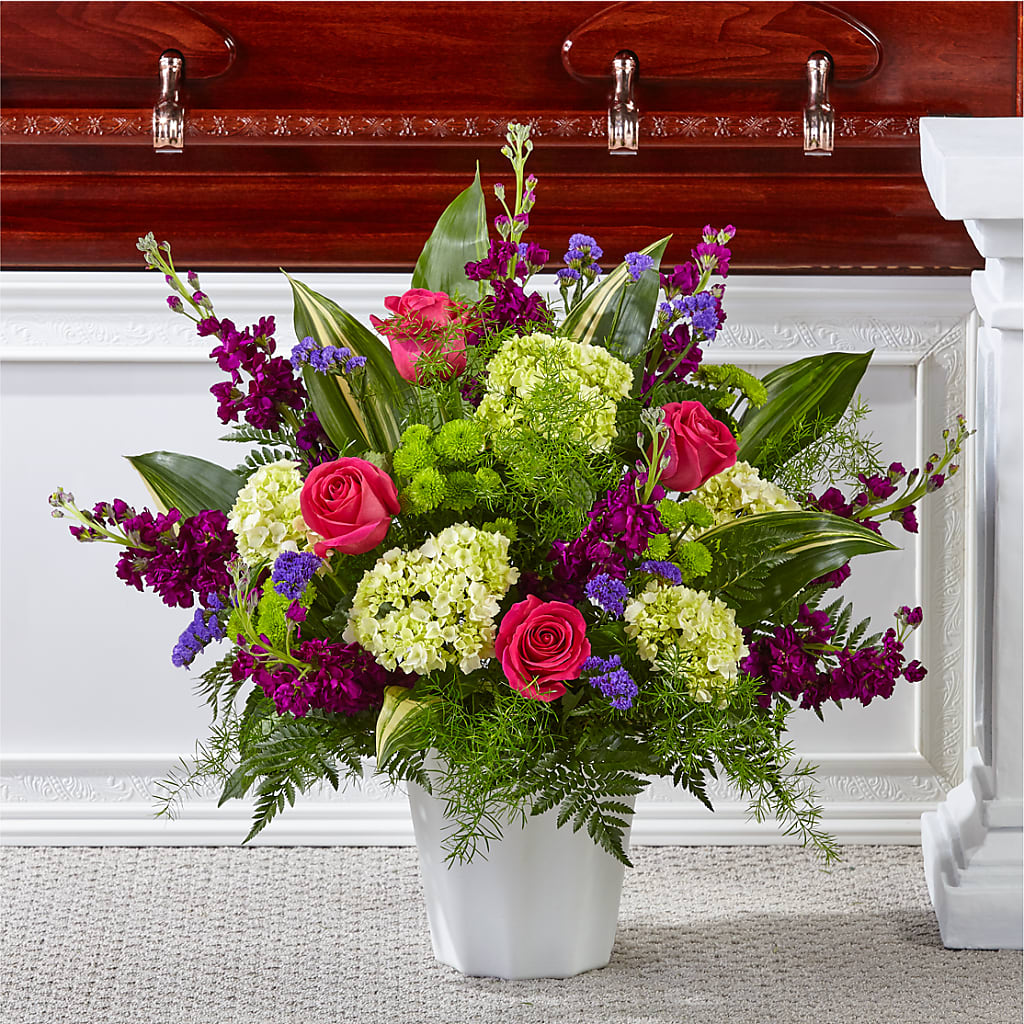 Beautiful Horizons Floor Basket – Flowers By Mayra Inc, Freeport NY