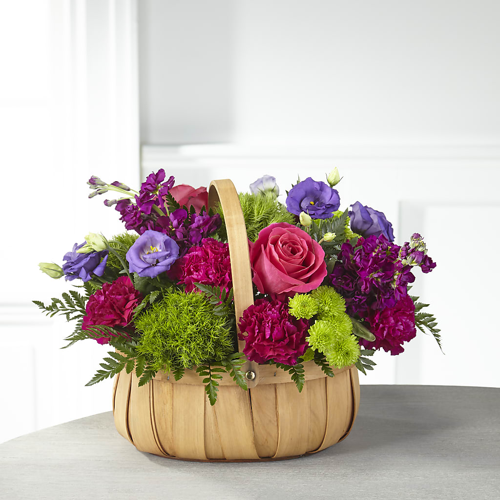 Serene Sanctuary Basket – Flowers By Mayra Inc, Freeport NY