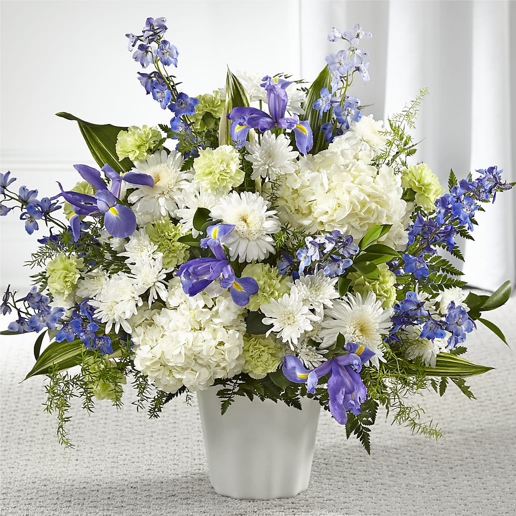 Soft Serenity Floor Basket – Flowers By Mayra Inc, Freeport NY