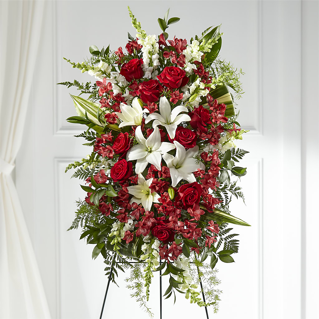 Everlasting Memory Standing Spray – Flowers By Mayra Inc, Freeport NY