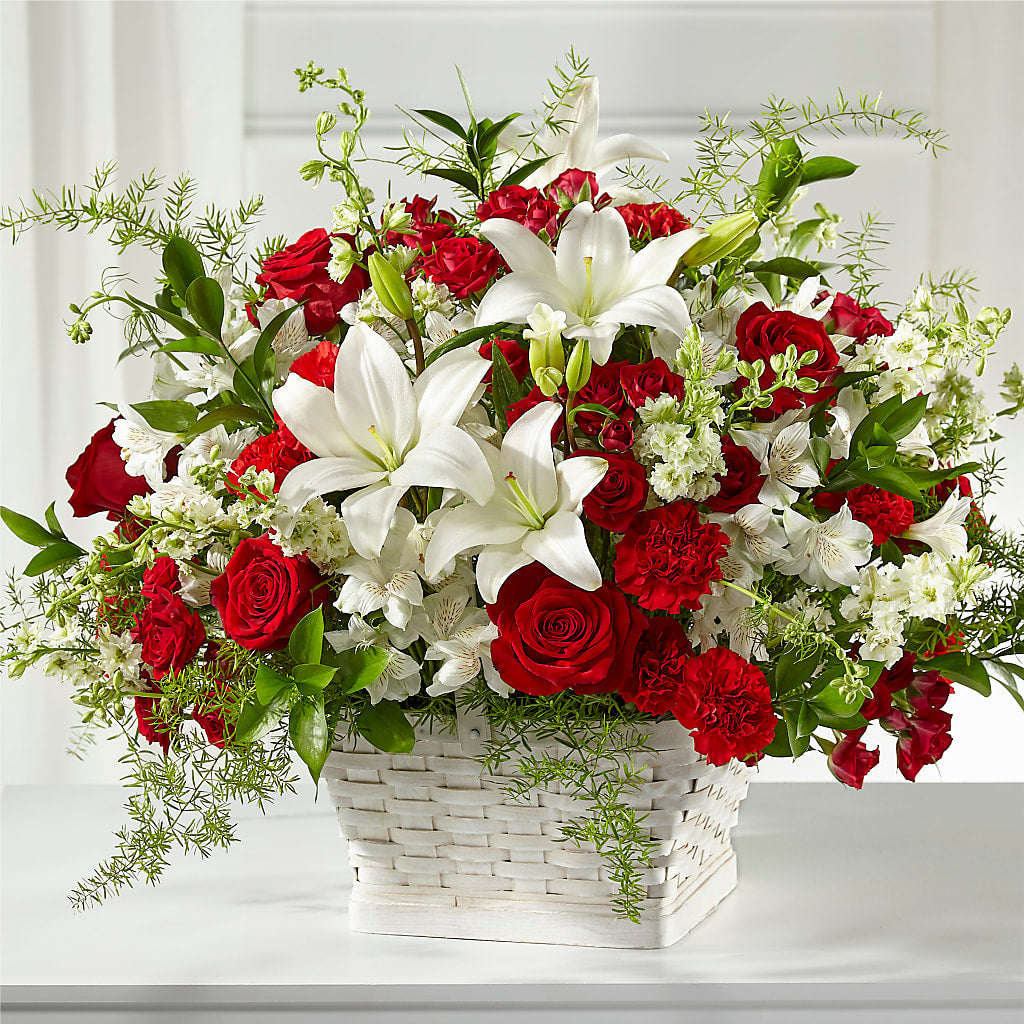 Sentiments of Love Arrangement – Flowers By Mayra Inc, Freeport NY