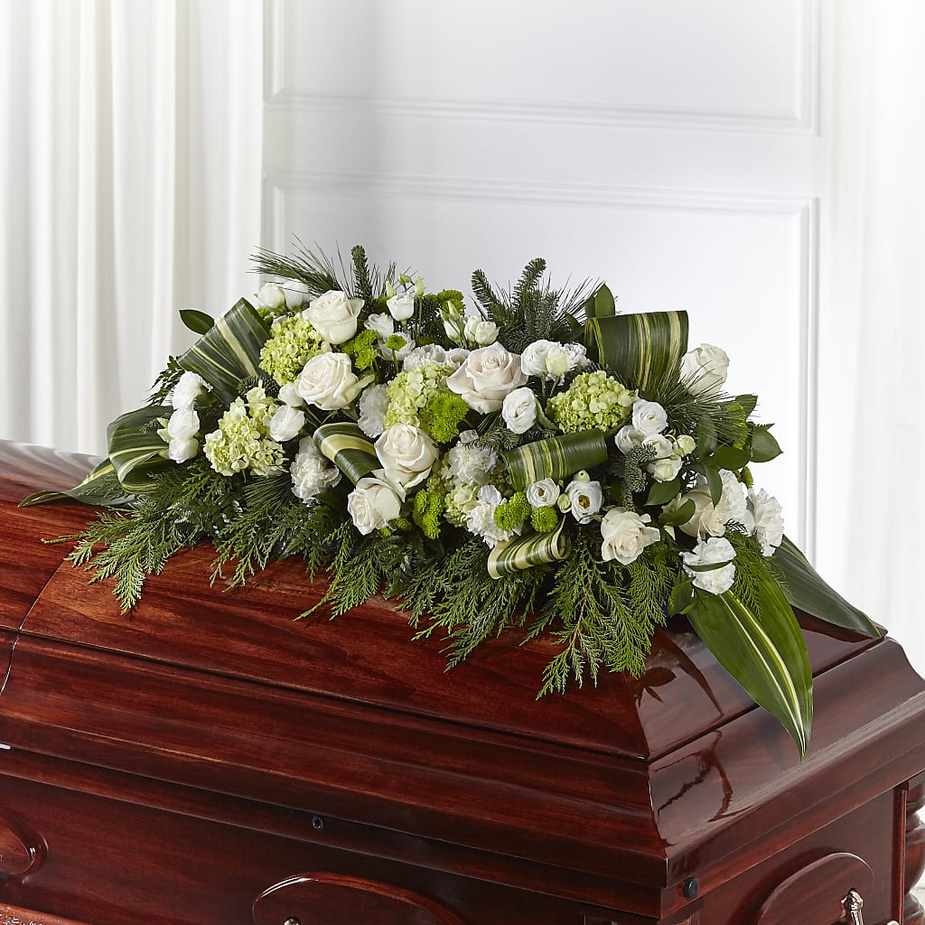 Hopeful Gesture Casket Spray – Flowers By Mayra Inc, Freeport NY