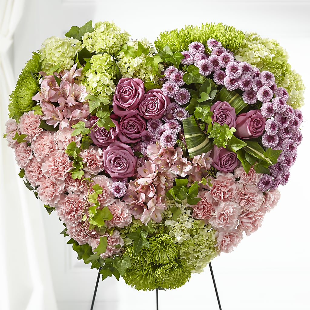 Heartwarming Standing Heart – Flowers By Mayra Inc, Freeport NY