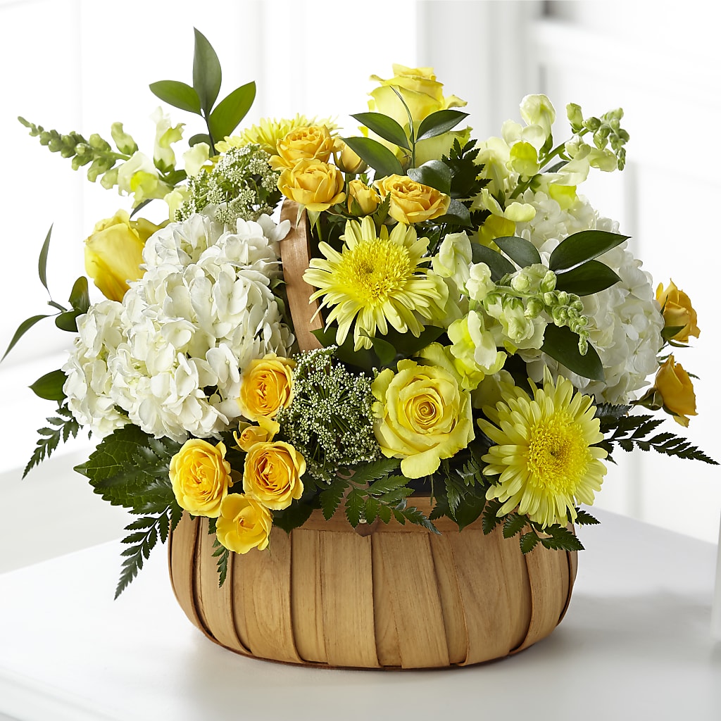 Rustic Remembrance Basket – Flowers By Mayra Inc, Freeport NY
