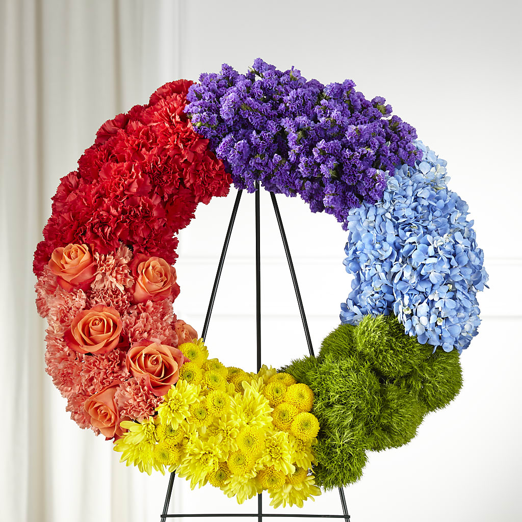 Circle of Love Wreath – Flowers By Mayra Inc, Freeport NY