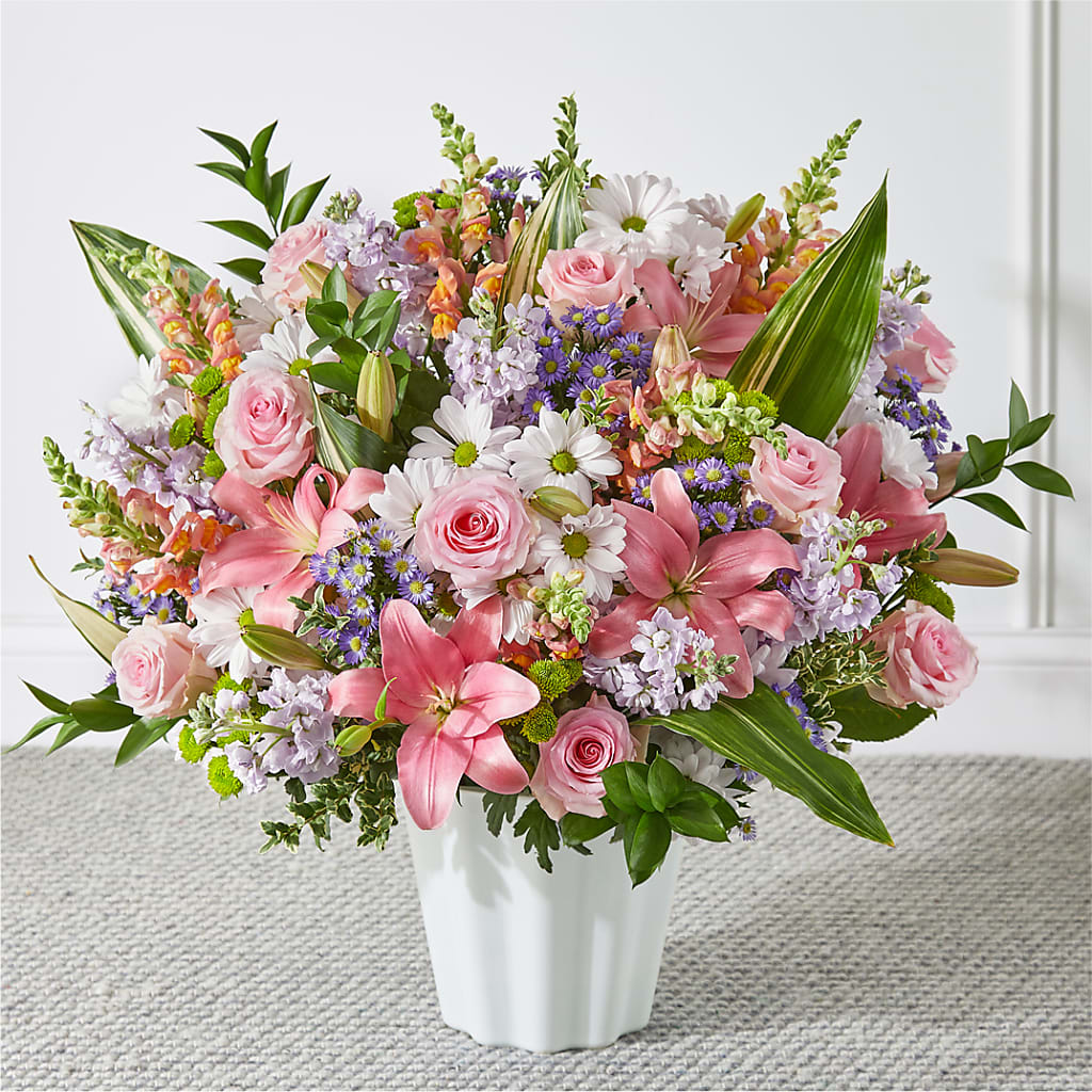 Abundant Compassion Floor Basket – Flowers By Mayra Inc, Freeport NY