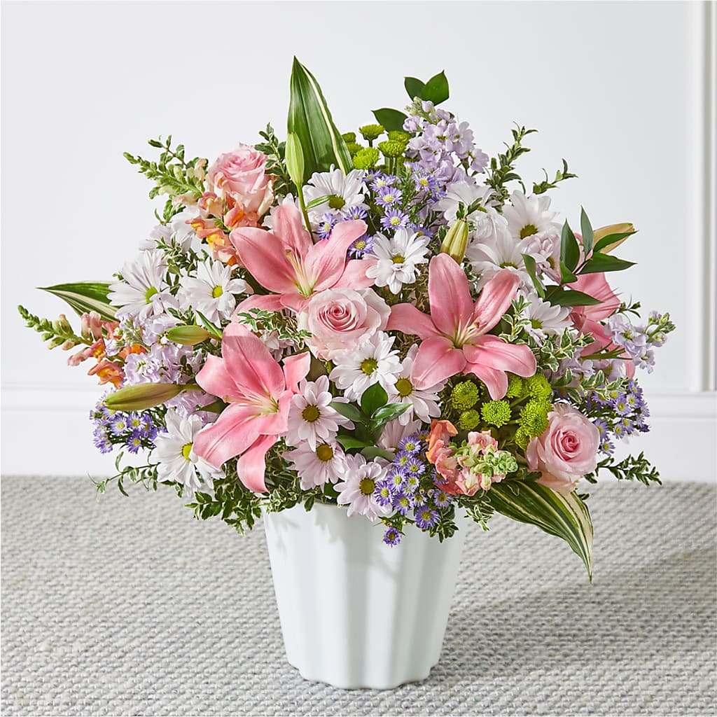 Abundant Compassion Floor Basket – Flowers By Mayra Inc, Freeport NY