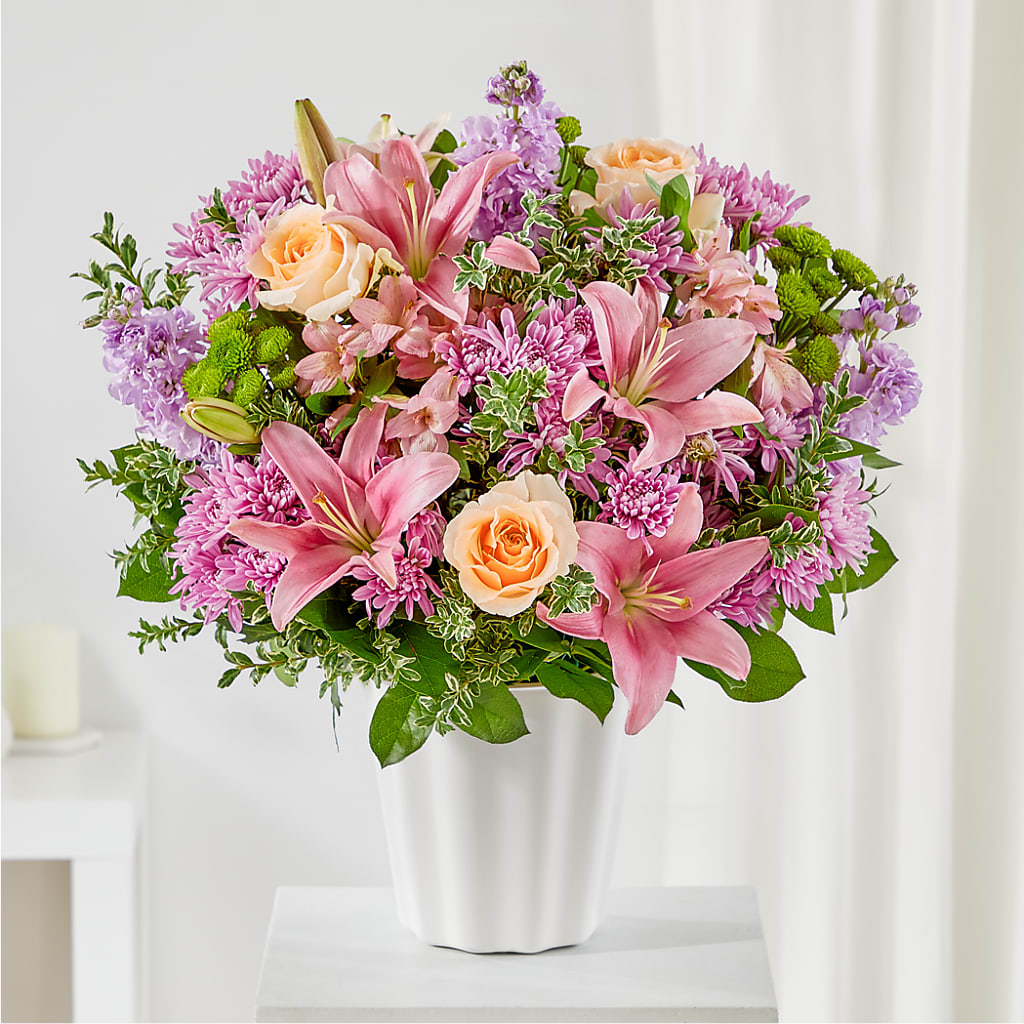 Supportive Embrace Tabletop Basket – Flowers By Mayra Inc, Freeport NY