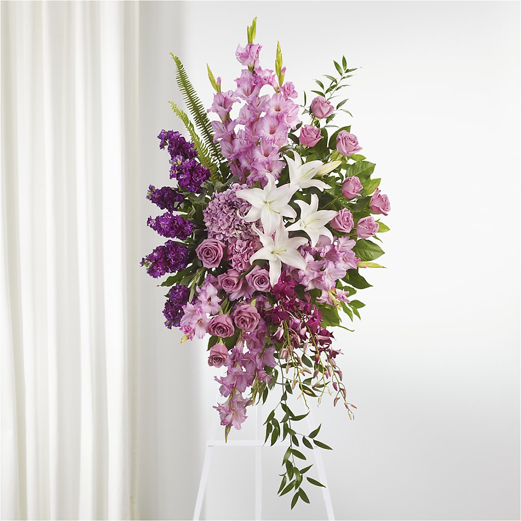 Never Alone Standing Spray – Flowers By Mayra Inc, Freeport NY