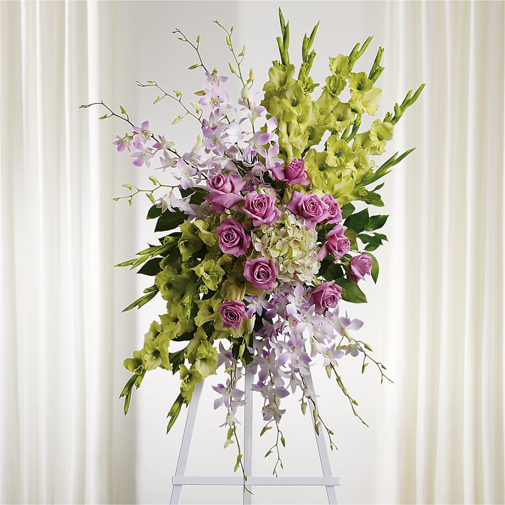 Lasting Legacy Standing Spray – Flowers By Mayra Inc, Freeport NY