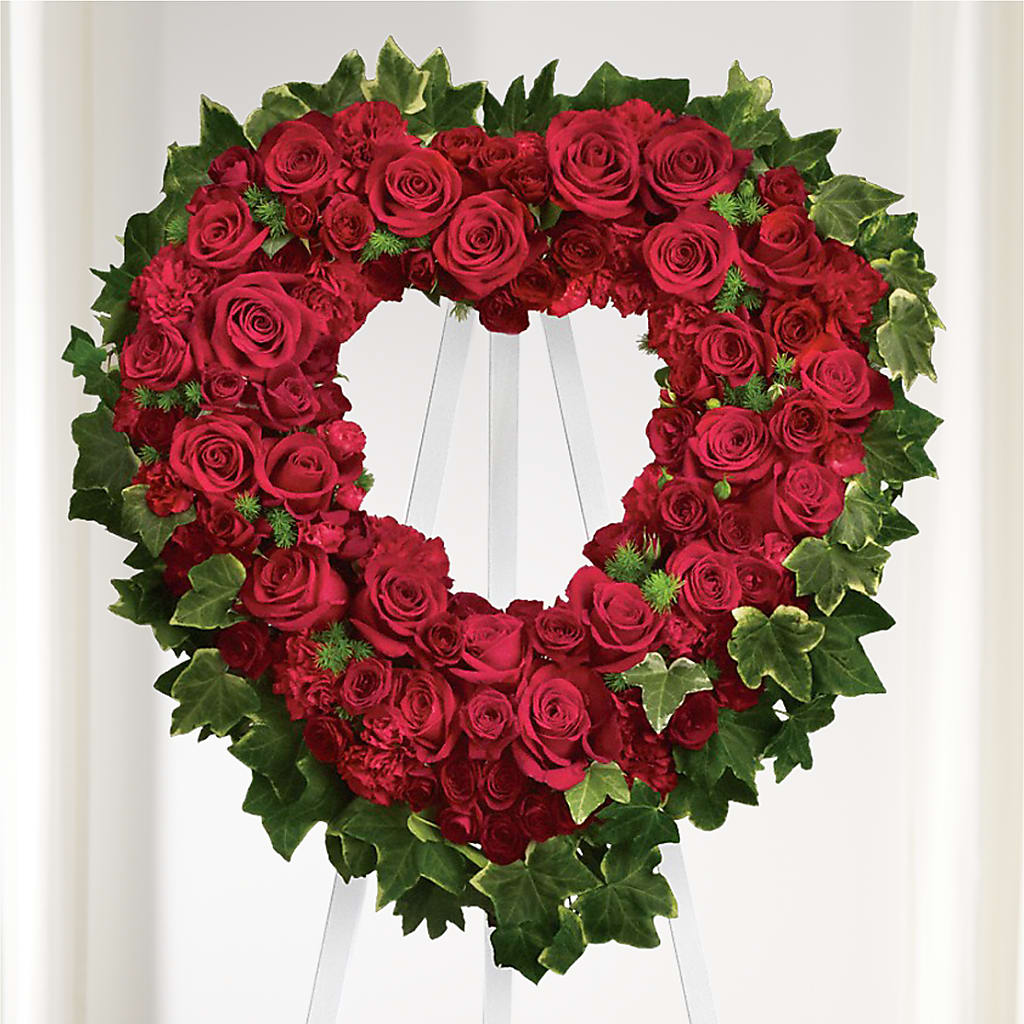 Wholehearted Standing Spray – Flowers By Mayra Inc, Freeport NY