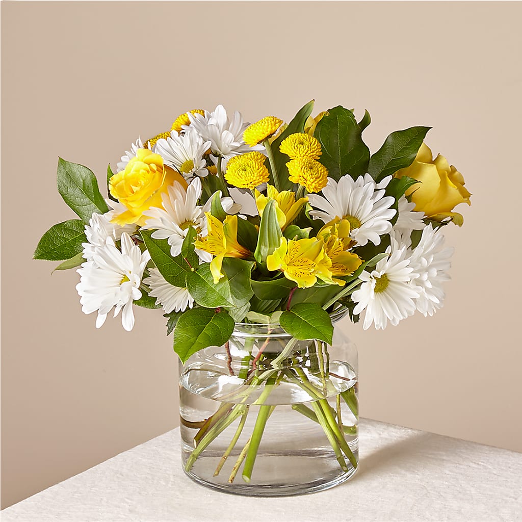 Sunny Sentiments Bouquet – Flowers By Mayra Inc, Freeport NY