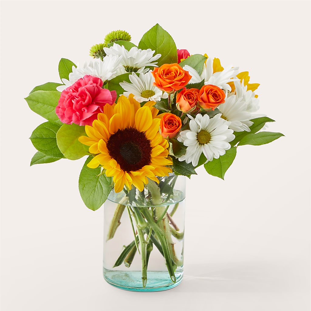 Sun-drenched Blooms Bouquet – Flowers By Mayra Inc, Freeport NY