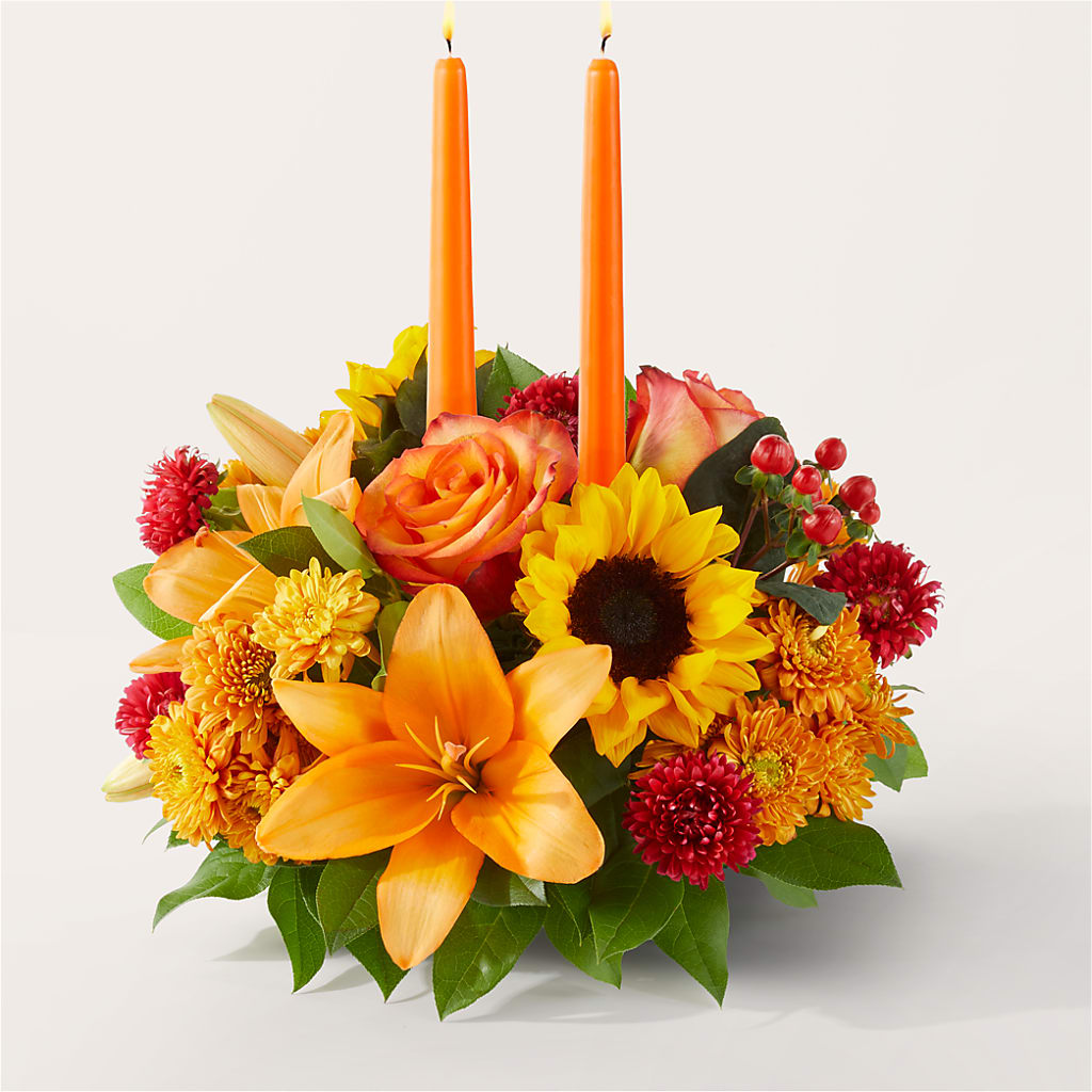Grateful Centerpiece – Flowers By Mayra Inc, Freeport NY