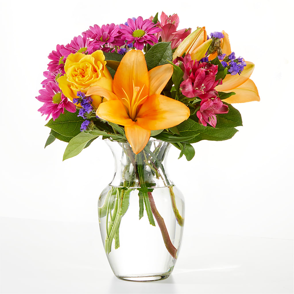 Colorful Visions Bouquet – Flowers By Mayra Inc, Freeport NY