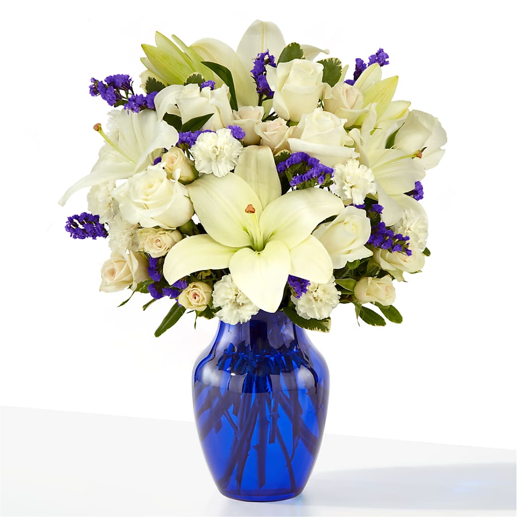 Sapphire Rush Bouquet – Flowers By Mayra Inc, Freeport NY