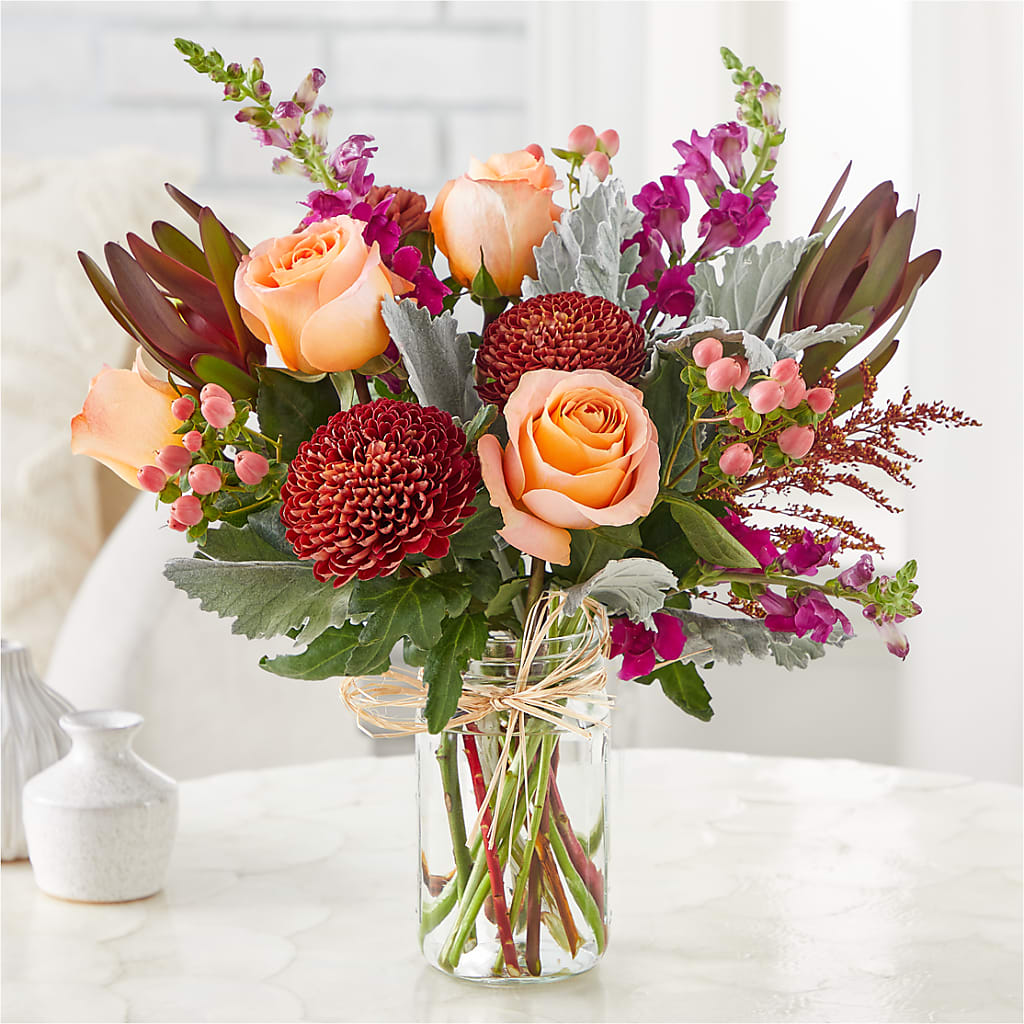 Moody Hues Bouquet – Flowers By Mayra Inc, Freeport NY