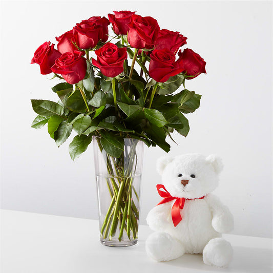 Romantic Long Stem Red Rose Bouquet Bundles –  Flowers By Mayra Inc, Freeport NY