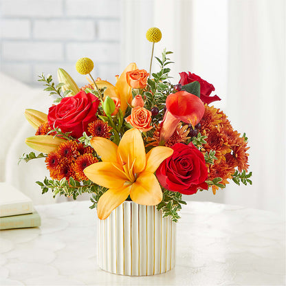 Scarlet Skies Bouquet –  Flowers By Mayra Inc, Freeport NY