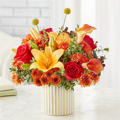Scarlet Skies Bouquet –  Flowers By Mayra Inc, Freeport NY