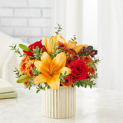 Scarlet Skies Bouquet –  Flowers By Mayra Inc, Freeport NY