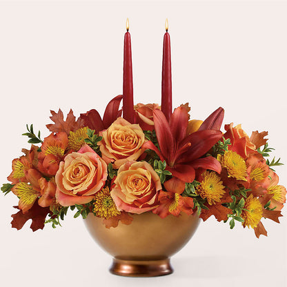 Harvest Table Centerpiece –  Flowers By Mayra Inc, Freeport NY