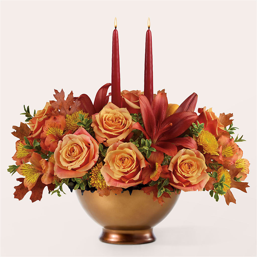 Harvest Table Centerpiece –  Flowers By Mayra Inc, Freeport NY