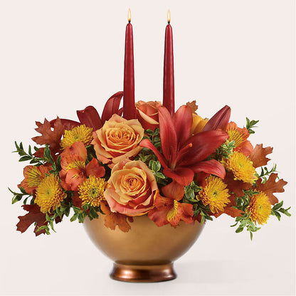 Harvest Table Centerpiece –  Flowers By Mayra Inc, Freeport NY