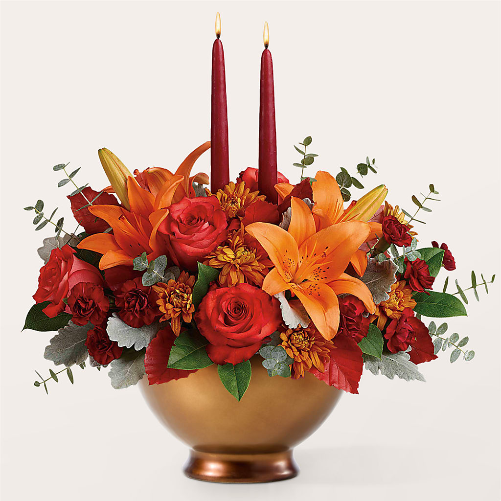 Fruits of Fall Centerpiece –  Flowers By Mayra Inc, Freeport NY
