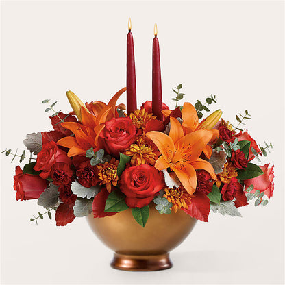 Fruits of Fall Centerpiece –  Flowers By Mayra Inc, Freeport NY
