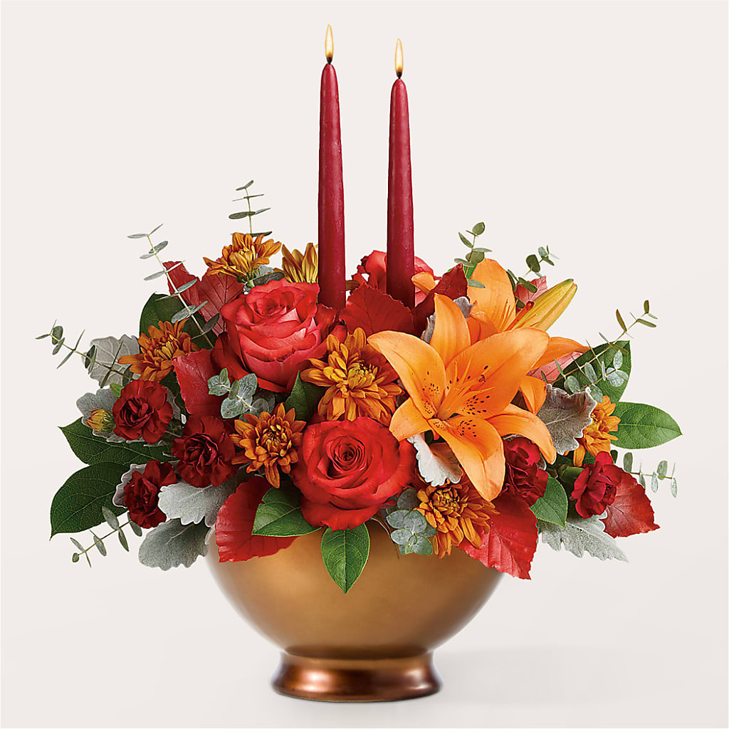Fruits of Fall Centerpiece –  Flowers By Mayra Inc, Freeport NY