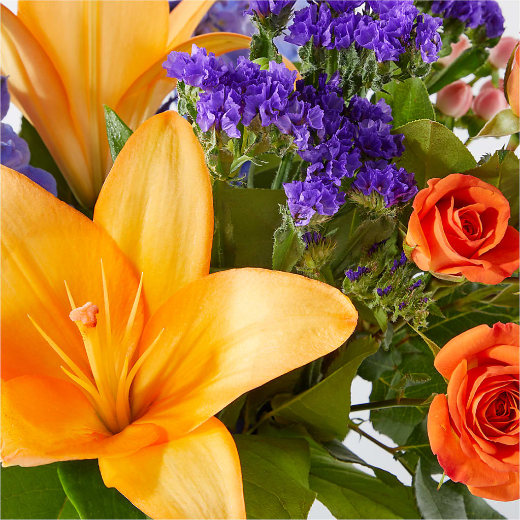 Radiant Citrus Bouquet –  Flowers By Mayra Inc, Freeport NY