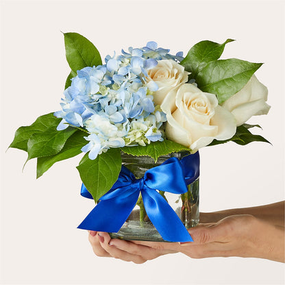 Sky Blue Delight Bouquet –  Flowers By Mayra Inc, Freeport NY