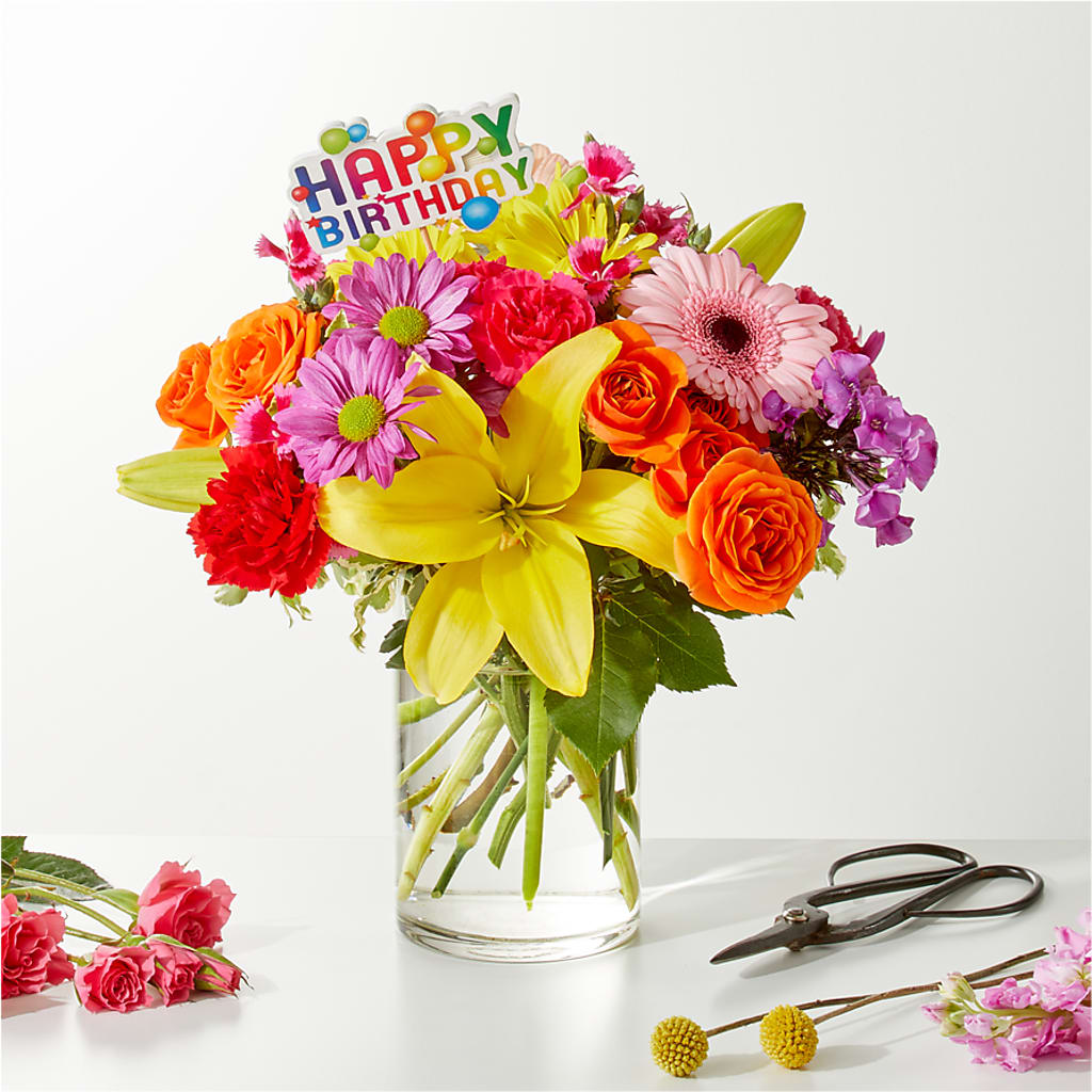 Cue the Confetti - A Florist Original –  Flowers By Mayra Inc, Freeport NY
